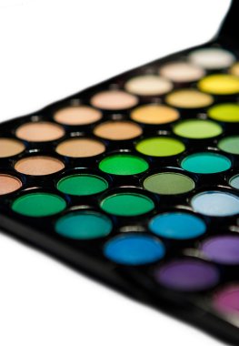 makyaj seti. profesyonel çok renkli göz farı paleti