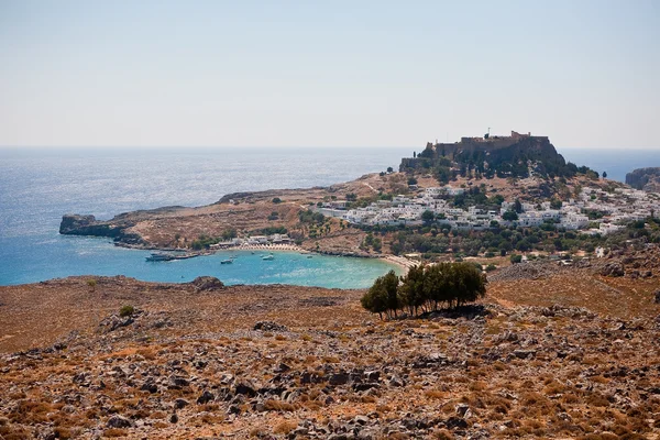 Akropolis 폰 린도스 — 스톡 사진