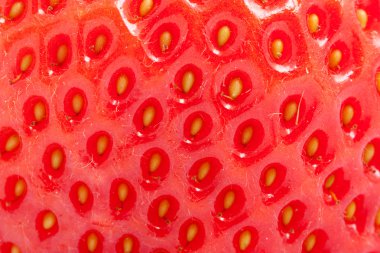 Beyaz arkaplanda çilek