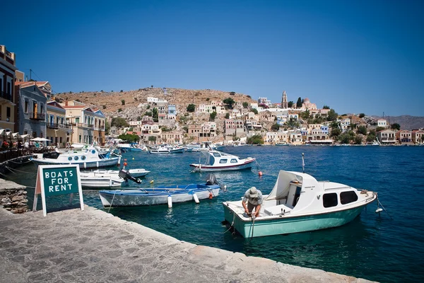 Greece Dodecanesse Island Symi — Zdjęcie stockowe