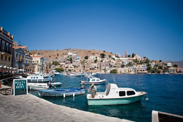 Řecko dodecanesse ostrov symi — Stock fotografie