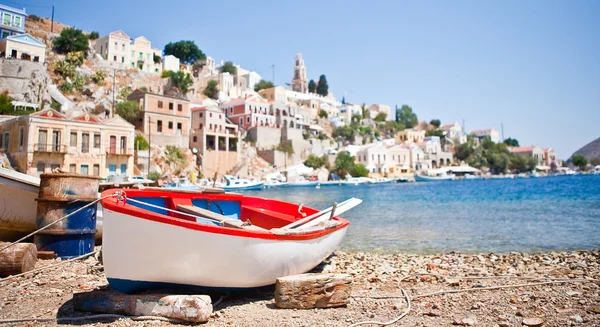Griechenland dodecanesse island symi — Stockfoto