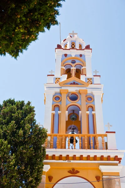 Symi kyrktornet — Stockfoto