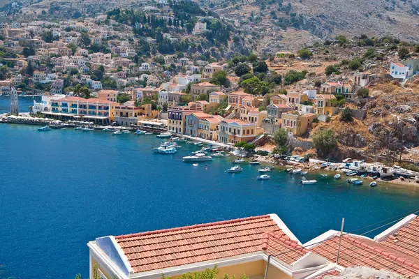 Grekland dodecanesse ön symi — Stockfoto