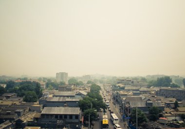 Beijing Çin panoramik görünüm