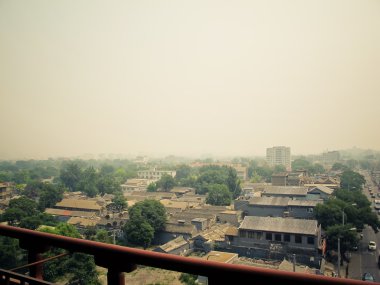 Beijing Çin panoramik görünüm