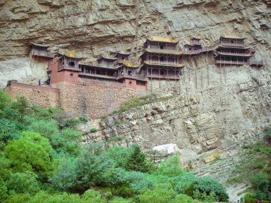 Tapınak yakınındaki Datong (Çin asılı)