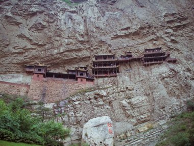 Tapınak yakınındaki Datong (Çin asılı)