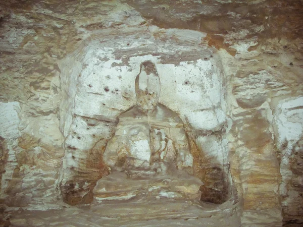 China, shanxi: Escultura em pedra de grutas Yungang — Fotografia de Stock