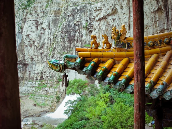 Zavěšení chrámu v blízkosti Datong (Čína) — Stock fotografie