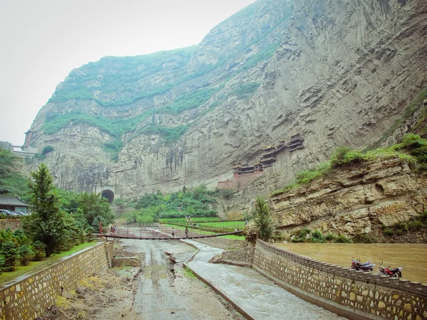 Hanging temple near Datong (China) — Stock Photo, Image