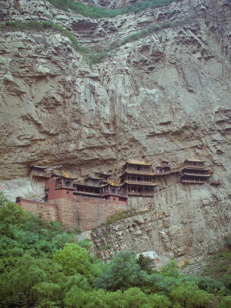 Hängande tempel nära Datong (Kina) — Stockfoto