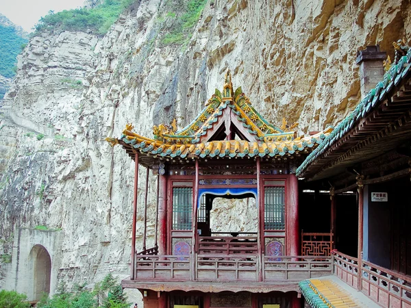 Wisząca świątynia w pobliżu Datong (Chiny) — Zdjęcie stockowe