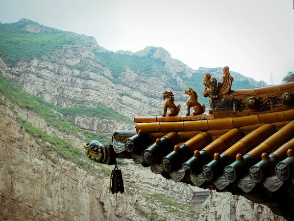 Hängande tempel nära Datong (Kina) — Stockfoto