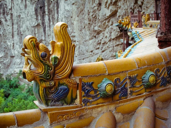 Templo colgante cerca de Datong (China ) — Foto de Stock