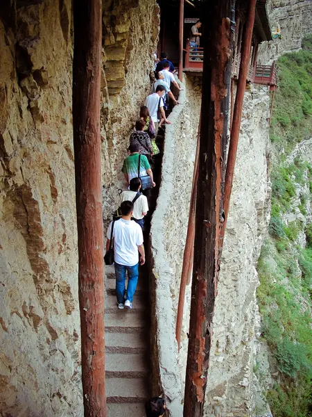 Hanging temple near Datong (China) — Stock Photo, Image