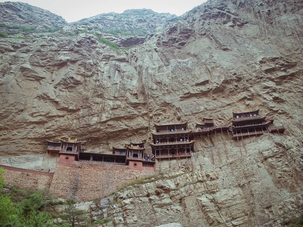 Tempio appeso vicino a Datong (Cina ) — Foto Stock