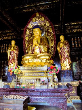 Dev Vahşi kaz Pagodası - Budist pagoda Xian, Çin.