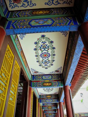 Dev Vahşi kaz Pagodası - Budist pagoda Xian, Çin.