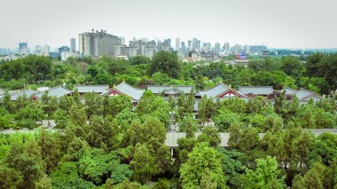 Park yakınındaki dev Vahşi kaz pagoda xian, Çin.