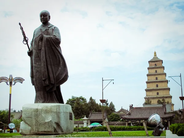 Pagoda gigante del ganso salvaje - pagoda budista en Xian, China . — Foto de Stock