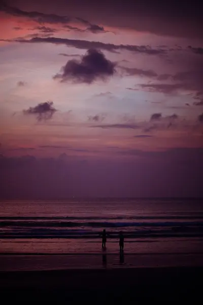 Bali Kuta Beach tramonto — Foto Stock