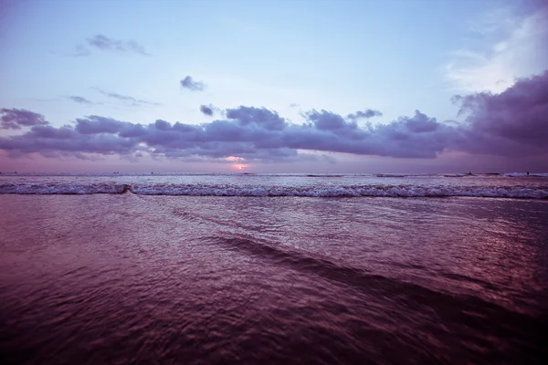 Bali kuta Strand Sonnenuntergang — Stockfoto