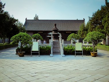 Çin'de bir Budist tapınağı