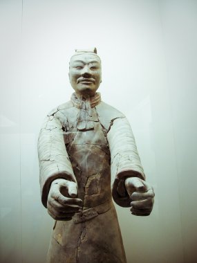 Xian ünlü terracotta savaşçıları