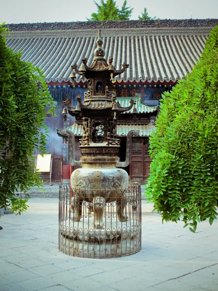 Un tempio buddista in Cina — Foto Stock