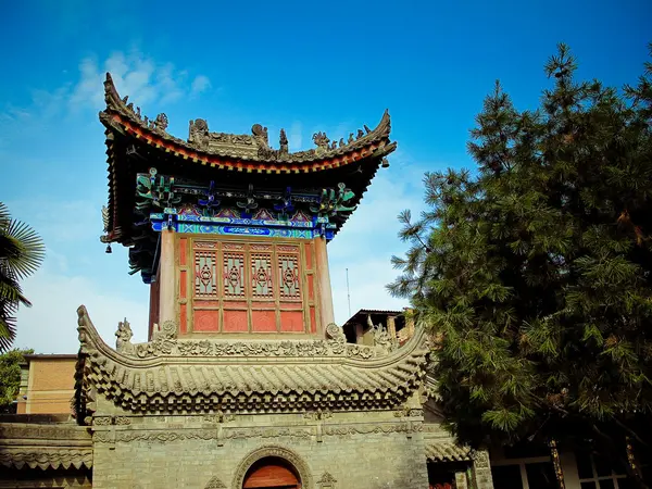 Un tempio buddista in Cina — Foto Stock