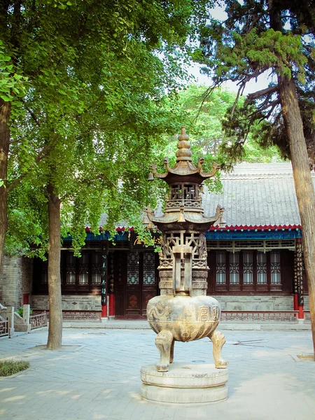 Un tempio buddista in Cina — Foto Stock