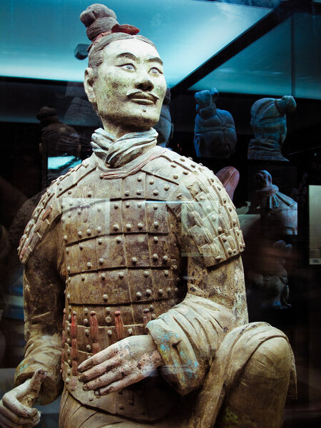 The famous terracotta warriors of Xian