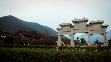 Çin Shaolin temple.