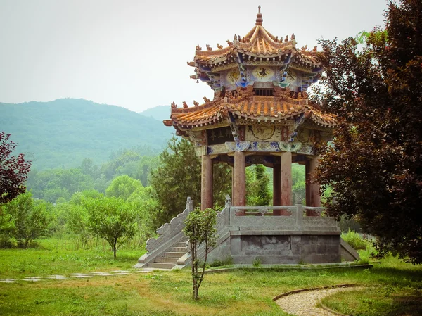 Shaolin chrám v Číně. — Stock fotografie