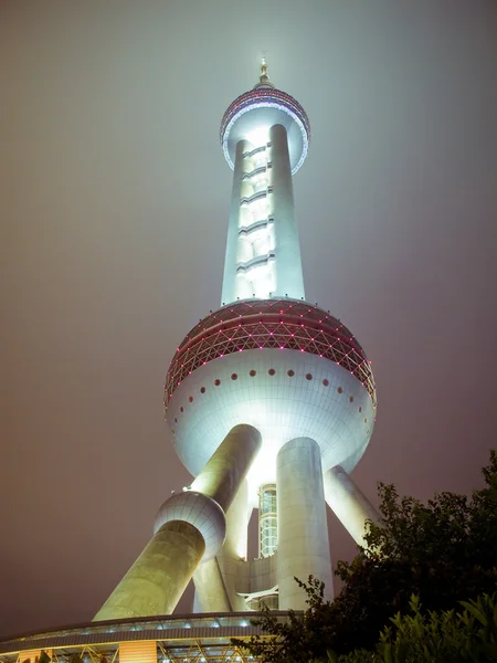 Shanghái por la noche — Foto de Stock