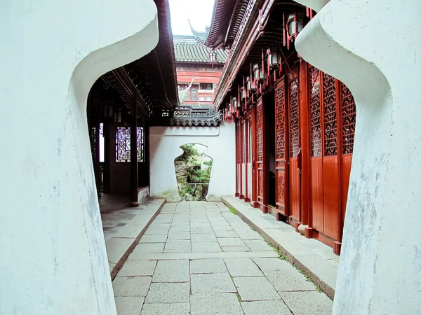 Entrance to the temple, china — Stock Photo, Image