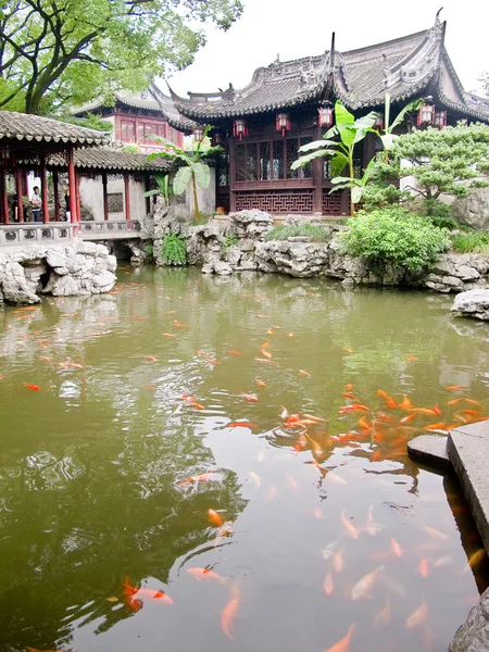 Pabellón en el Monasterio de Po Lin, Hong Kong — Foto de Stock