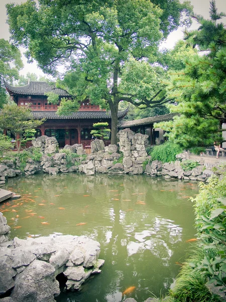 Paviljong i po lin monastery, hong kong — Stockfoto