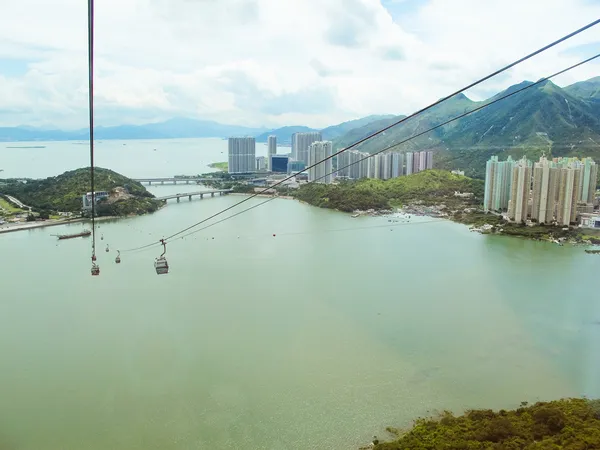 Cableway in Lantau, Hong Kong — Stock Photo, Image