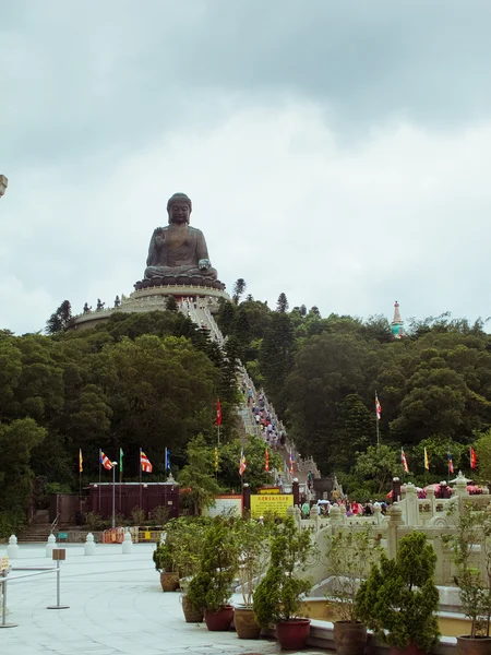 Tian Tan Buddha em Hong Kong — Fotografia de Stock
