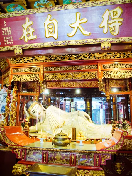 Buddha statue at Jade Buddha temple in Shanghai, China — Stock Photo, Image