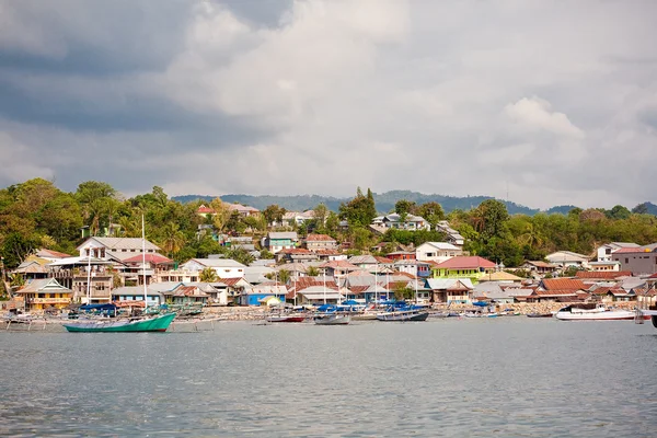 Barcos na baía — Fotografia de Stock