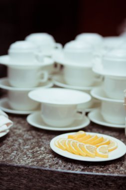 çay tablo hizmet için yemekleri