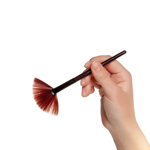Brush in hand — Stock Photo, Image
