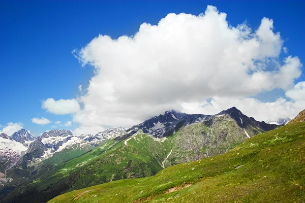 Montanhas do Cáucaso. Região Dombay — Fotografia de Stock