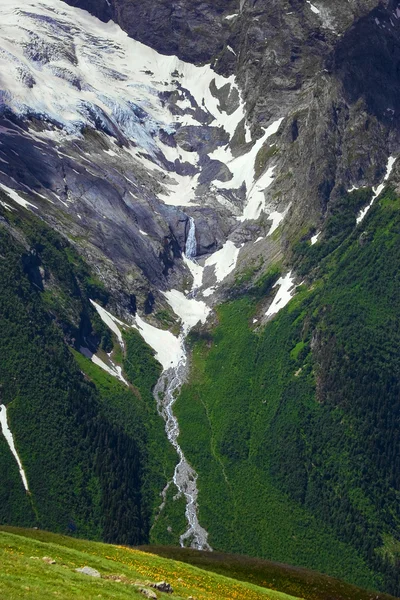 コーカサス山脈。地域 dombay — ストック写真