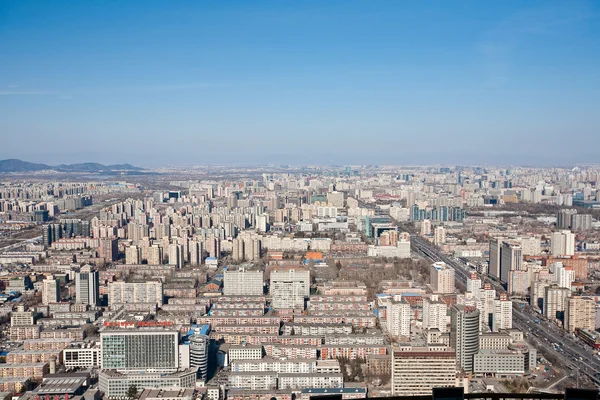 Luftaufnahme von Peking, China — Stockfoto