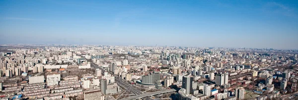 Panorama airview beijing, Chiny — Zdjęcie stockowe