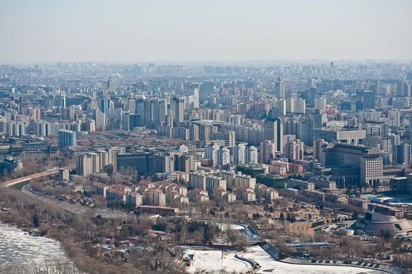 Luftaufnahme von Peking, China — Stockfoto